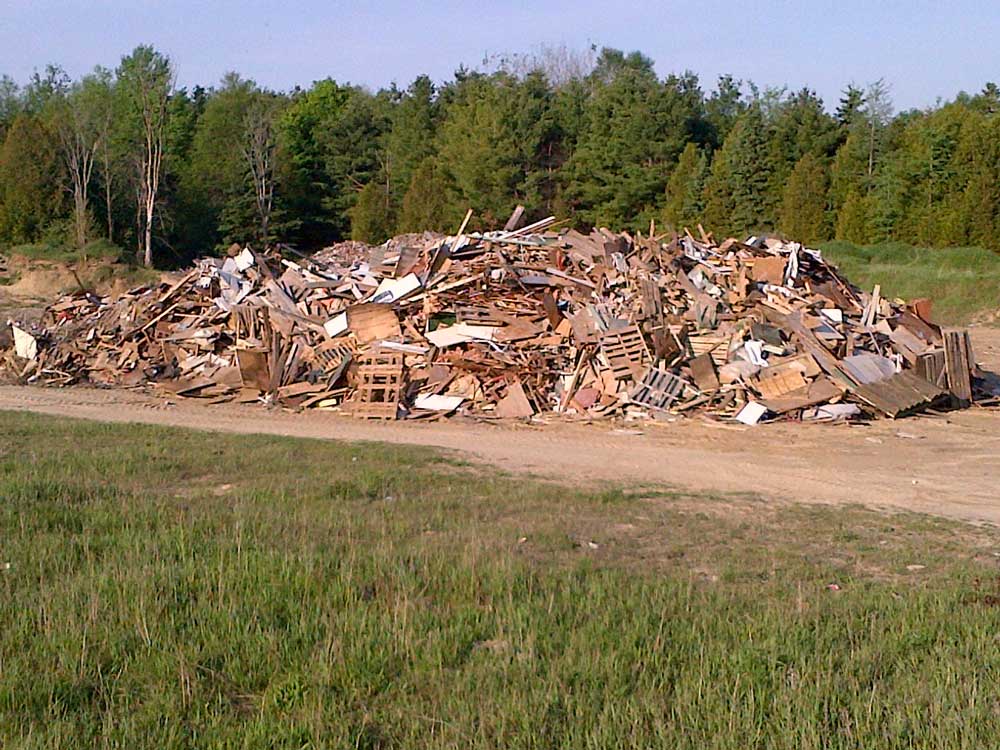 waste wood